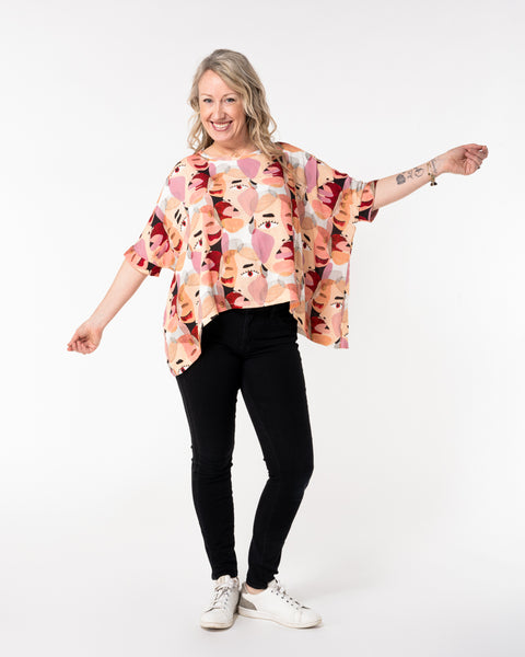 Chloe Top - Floral - Butter