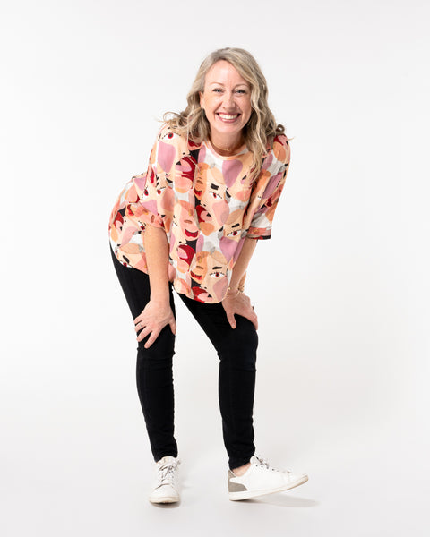 Chloe Top - Floral - Butter