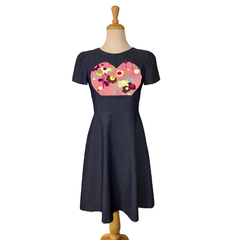 Love Note Dress - Denim & Bloom - Pink