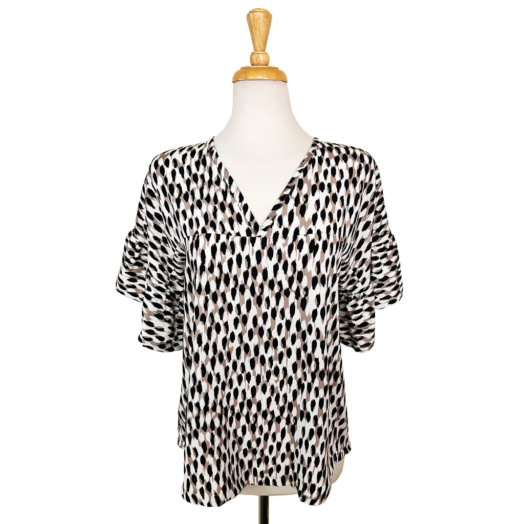 Isabella Top - Brush - Cream