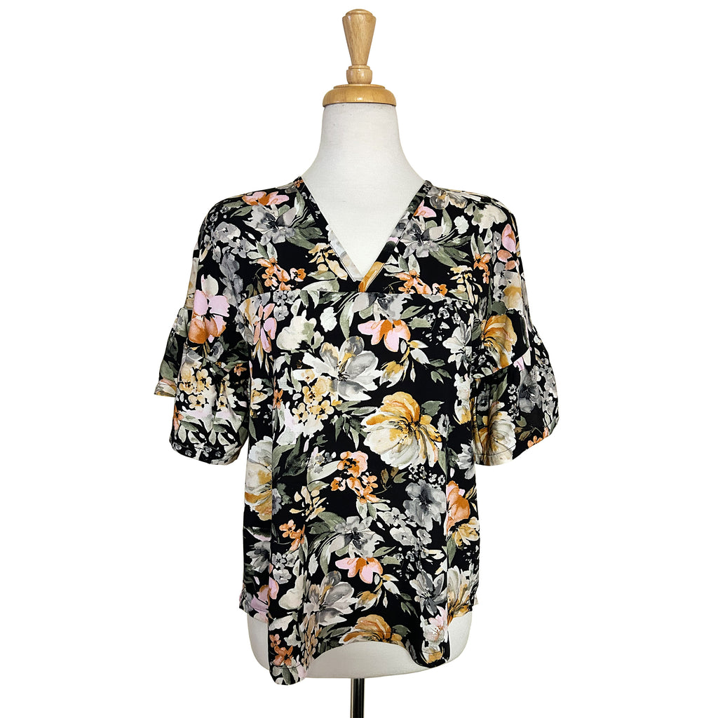 Isabella Top - Floral - Butter