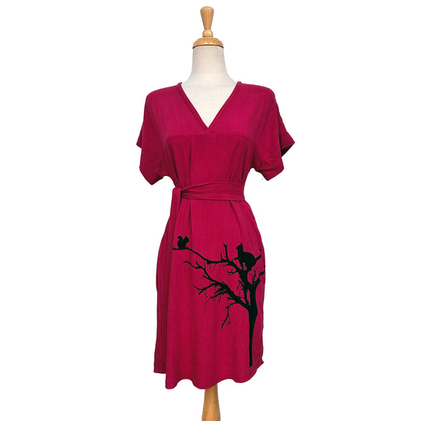 Olivia Dress - Cat and Squirrel - Sale