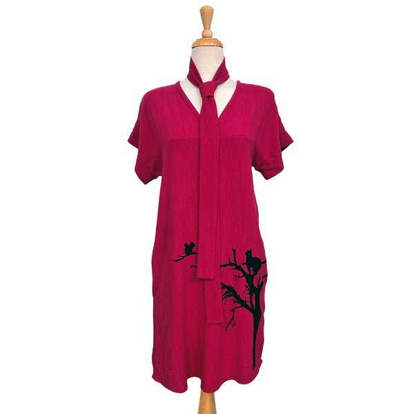 Olivia Dress - Cat and Squirrel - Sale