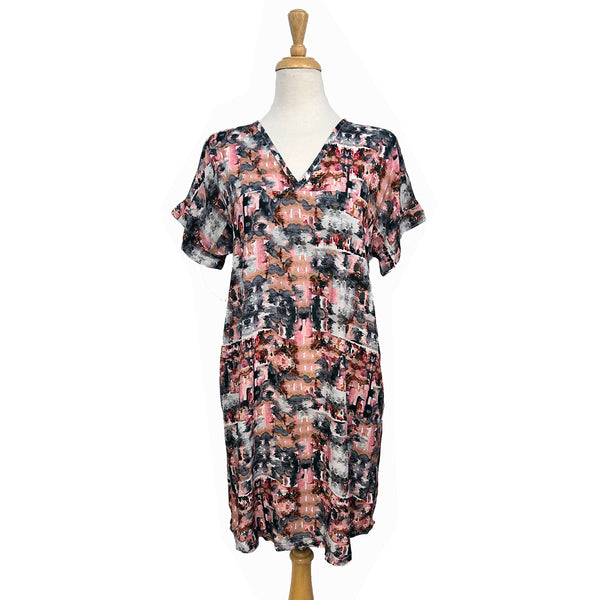 Olivia Dress - Watercolour - Sale