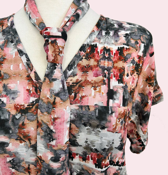 Olivia Dress - Watercolour - Sale