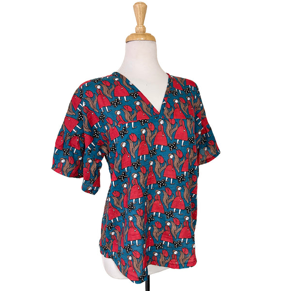 Isabella Top - Ladies in Red