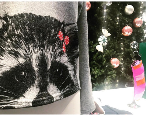 Size S - Sweater - Raccoon Candy