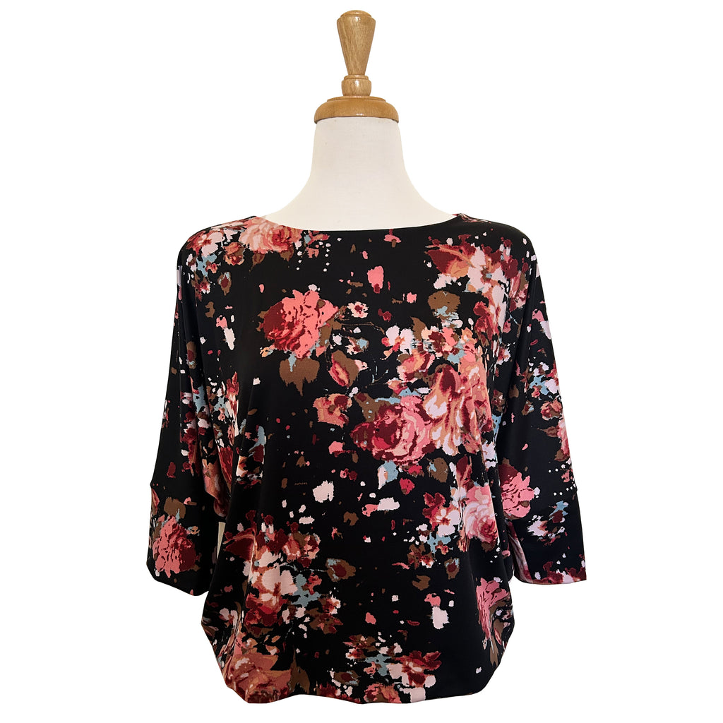 Batwing Top - Rose Floral - Limited Edition