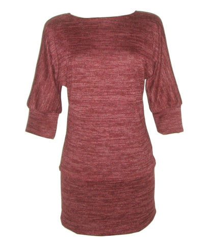 Size L and XL - Dania Tunic - Cranberry