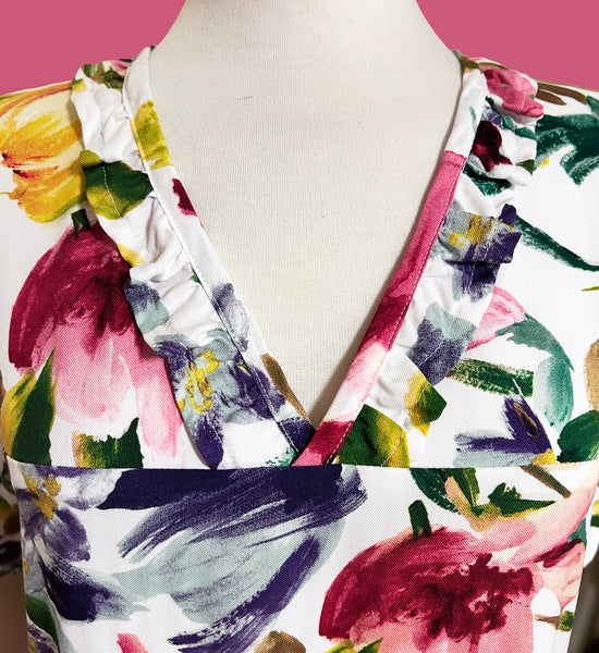 Mia Top - Garden Whimsy