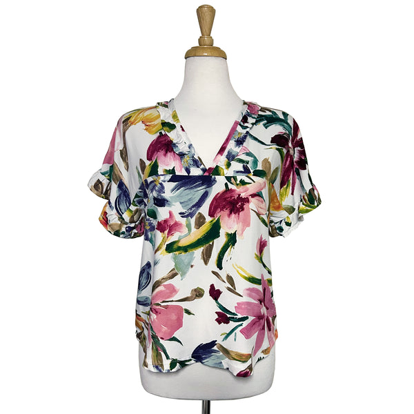 Mia Top - Garden Whimsy