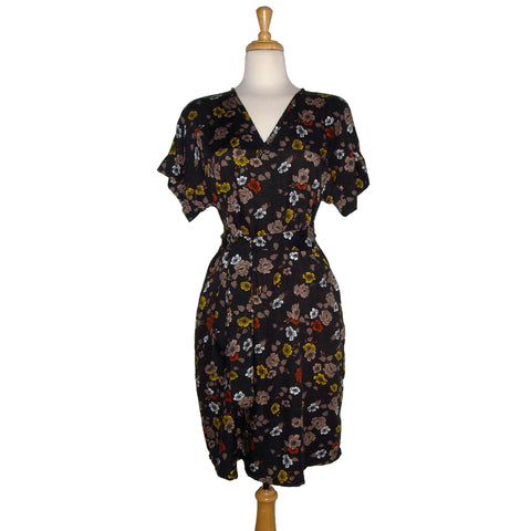 Olivia Dress - Dark Floral - Sale