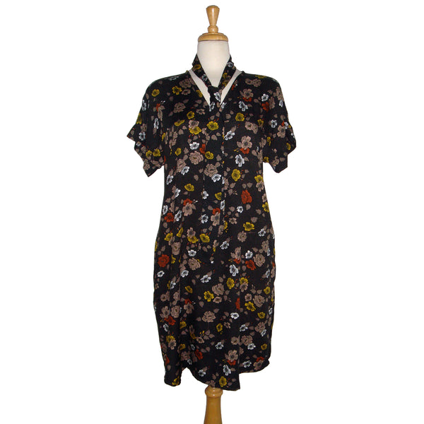 Olivia Dress - Dark Floral - Sale