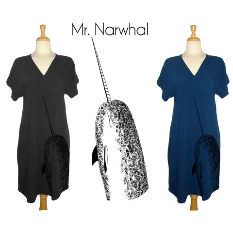 Olivia Dress - Narwhal - Sale